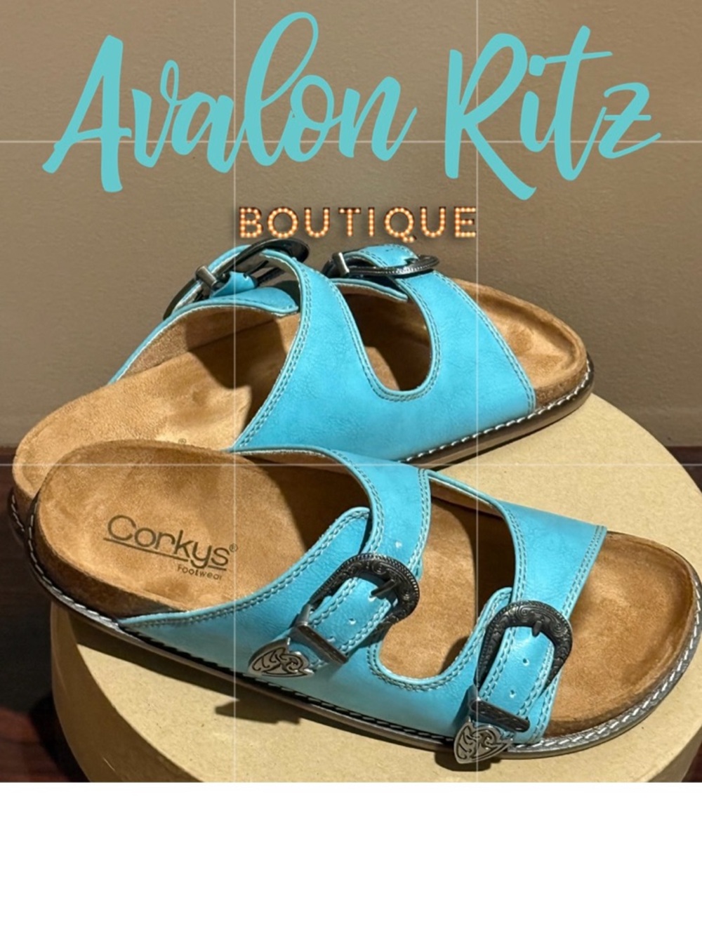 Corkys Atta Girl Double-Buckle Comfort Sandals